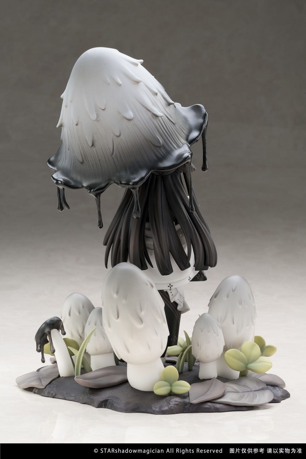 Mushroom Girls No.4 Shaggy Ink Cap 9" Anime Figure PVC Statue Reverse Studio NIB