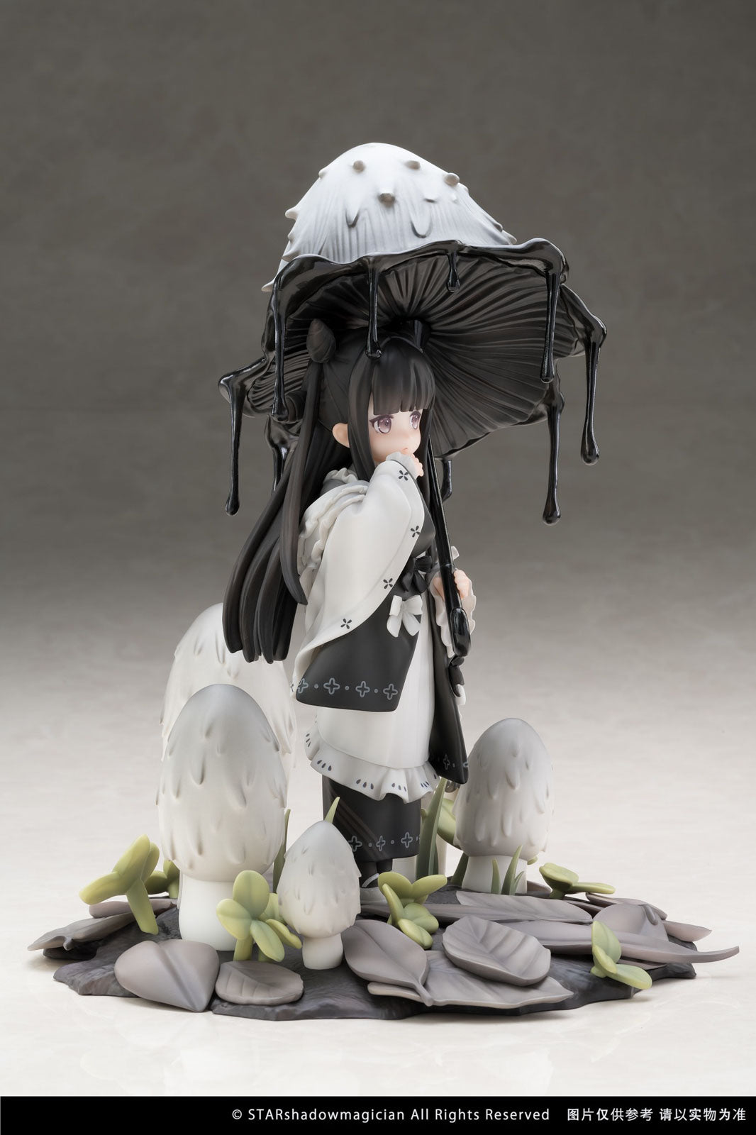 Mushroom Girls No.4 Shaggy Ink Cap 9" Anime Figure PVC Statue Reverse Studio NIB