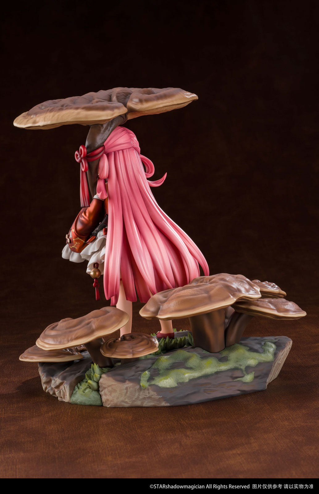 Mushroom Girls No.5 Ganoderma w/Bonus 9in Figure PVC Statue Reverse Studio NIB