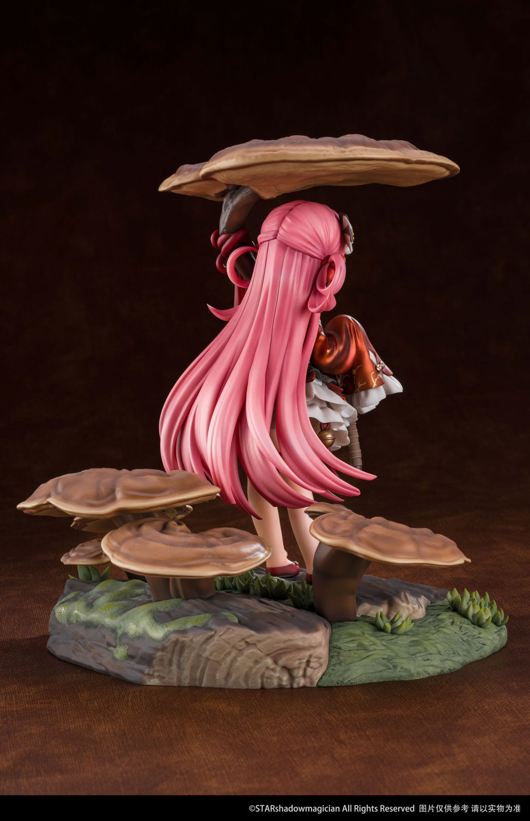 Mushroom Girls No.5 Ganoderma w/Bonus 9in Figure PVC Statue Reverse Studio NIB