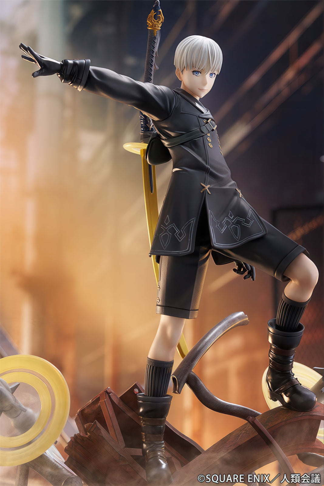 NieR Automata 9S YoRHa No.9 Type S Yuugeki 12in 1/7 Figure PVC Statue Proof NIB