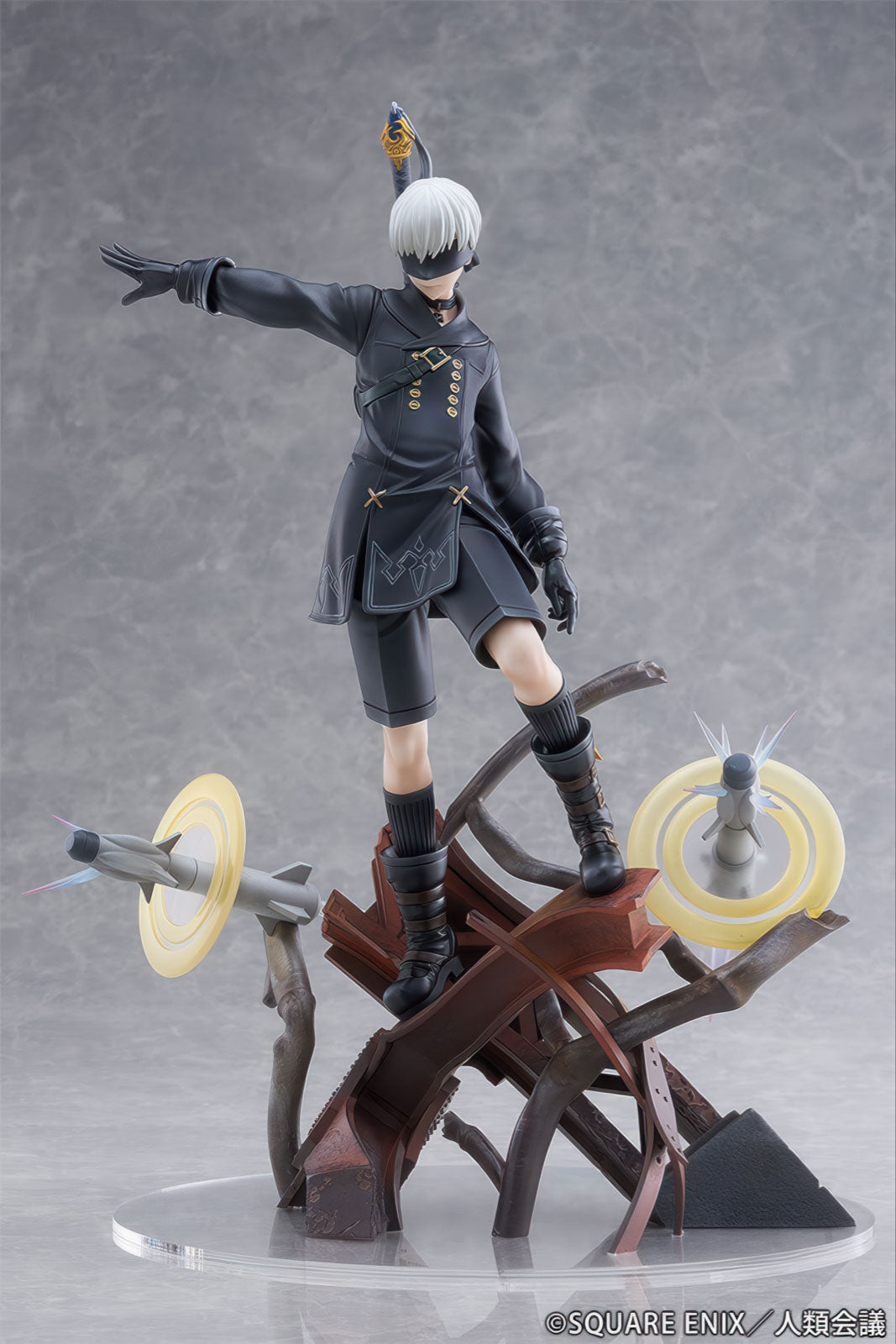 NieR Automata 9S YoRHa No.9 Type S Yuugeki 12in 1/7 Figure PVC Statue Proof NIB