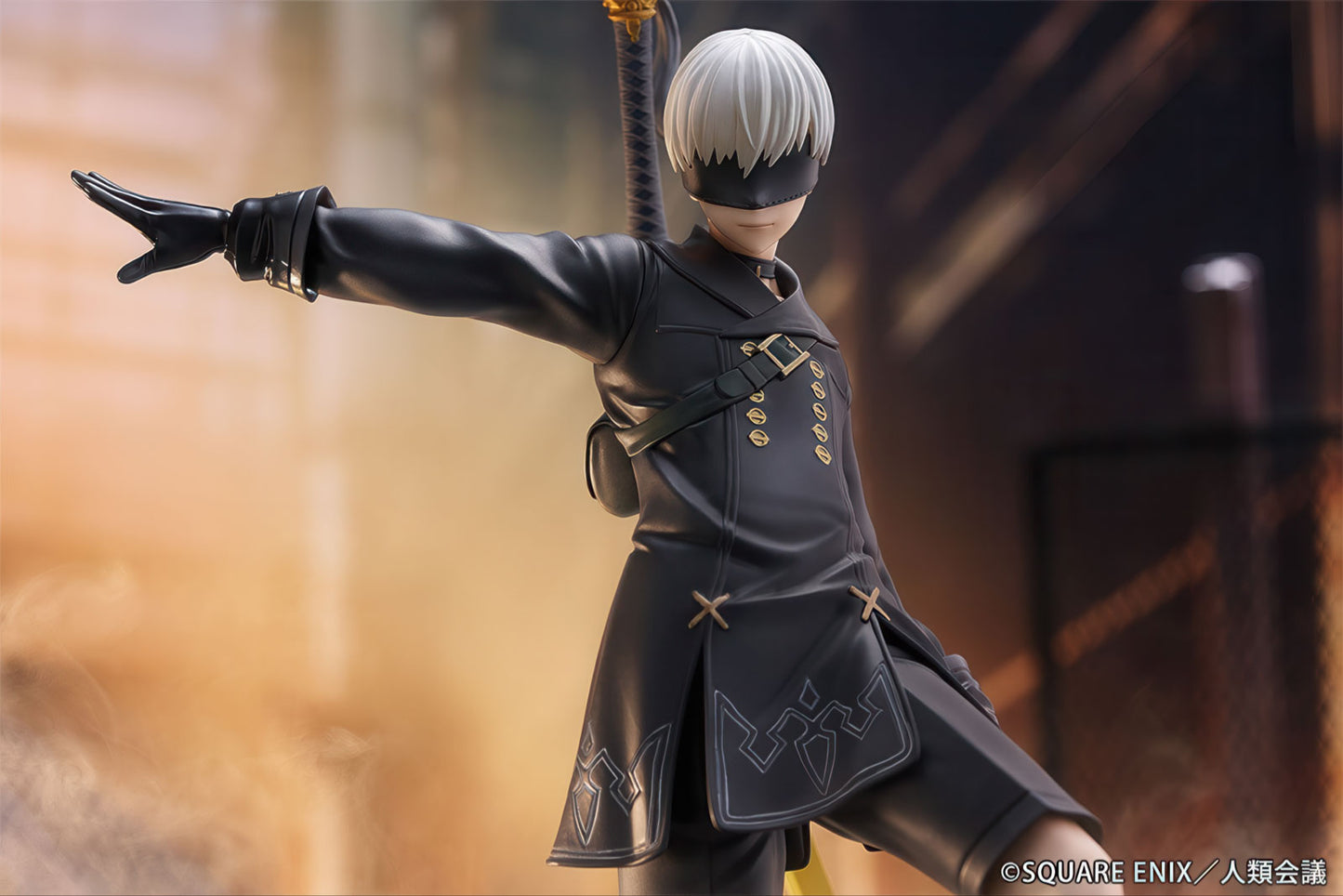 NieR Automata 9S YoRHa No.9 Type S Yuugeki 12in 1/7 Figure PVC Statue Proof NIB