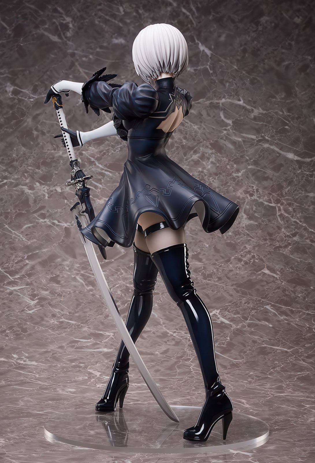 Nier: Automata 2B YoRHa 17.5in 1/4 Anime Figure PVC Statue B-style Freeing NIB