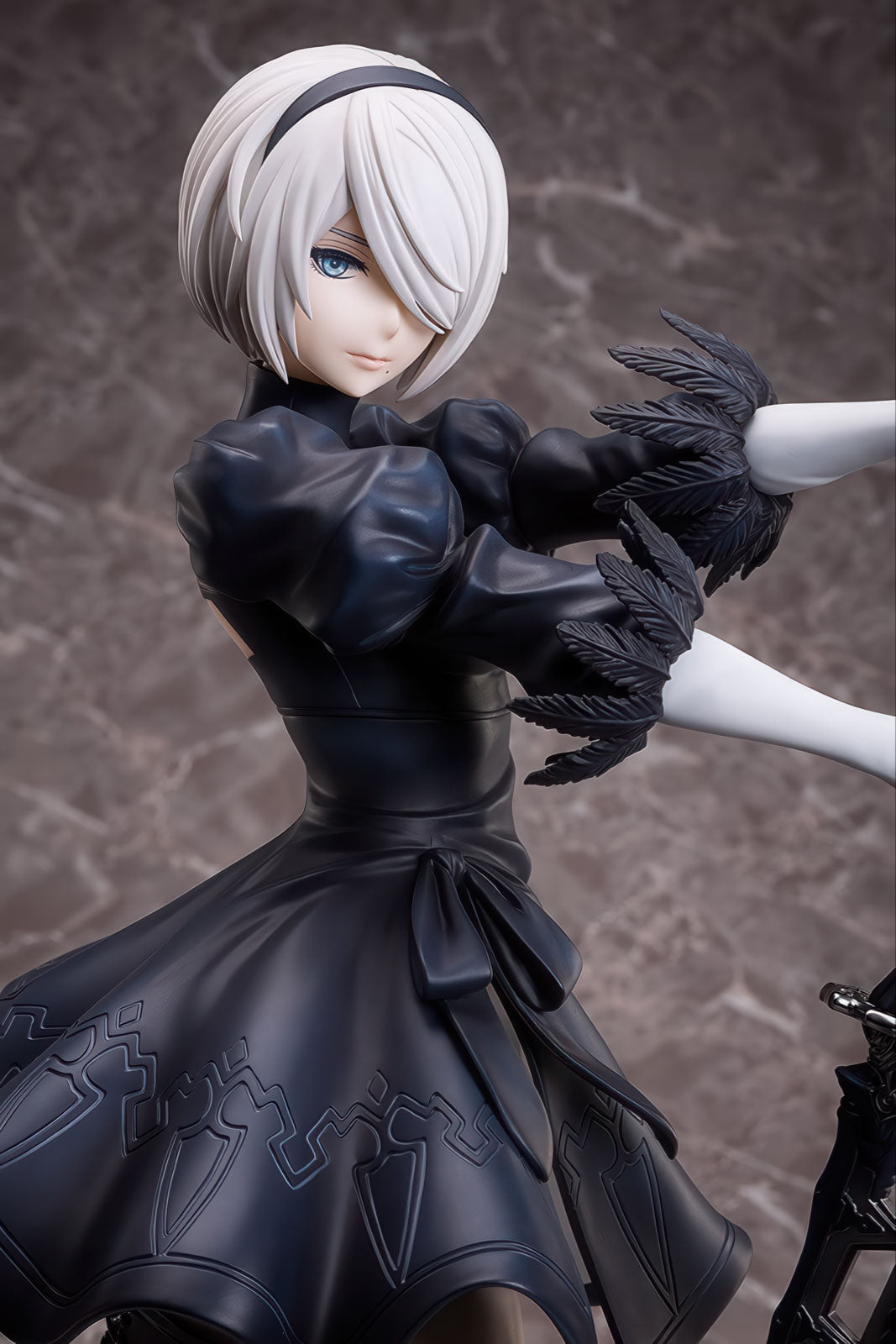 Nier: Automata 2B YoRHa 17.5in 1/4 Anime Figure PVC Statue B-style Freeing NIB