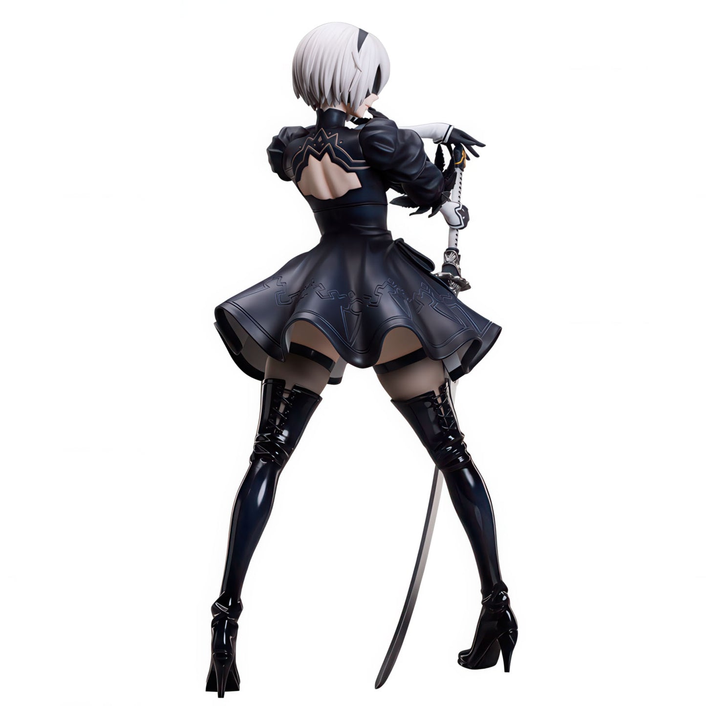 Nier: Automata 2B YoRHa 17.5in 1/4 Anime Figure PVC Statue B-style Freeing NIB