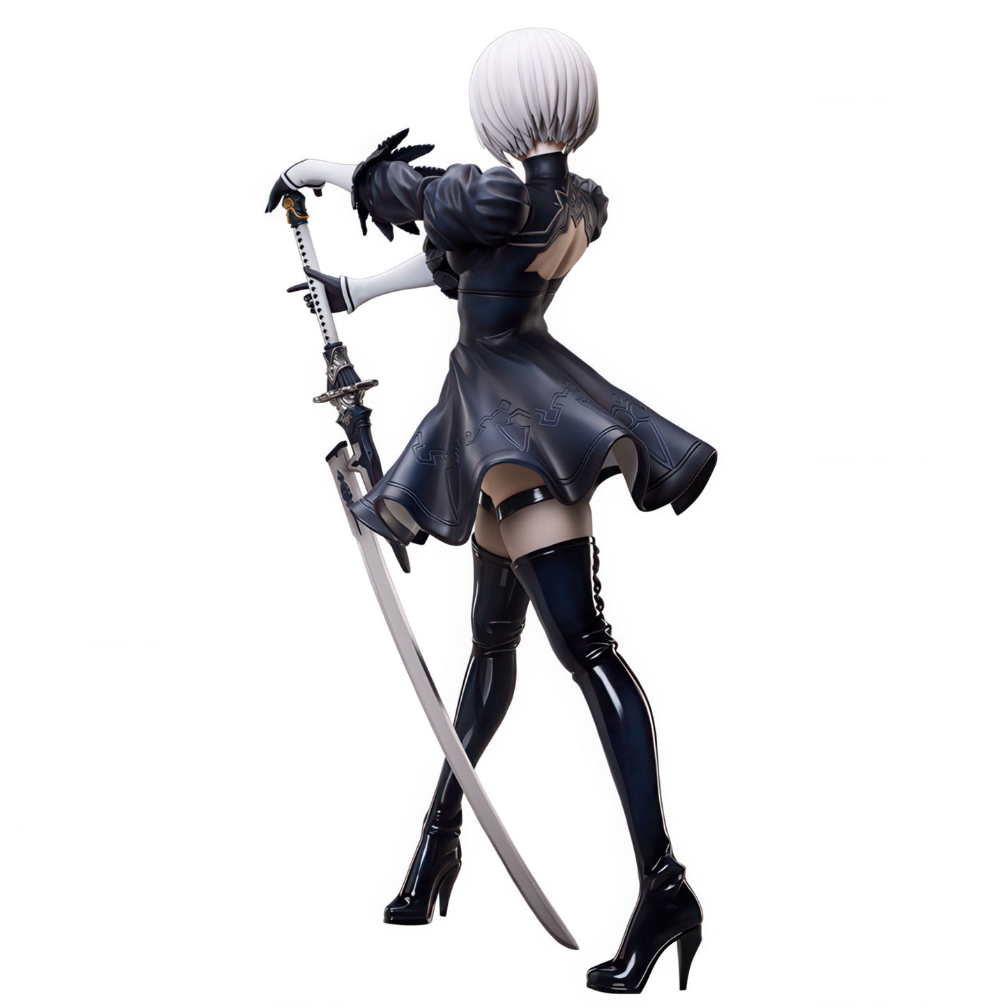 Nier: Automata 2B YoRHa 17.5in 1/4 Anime Figure PVC Statue B-style Freeing NIB