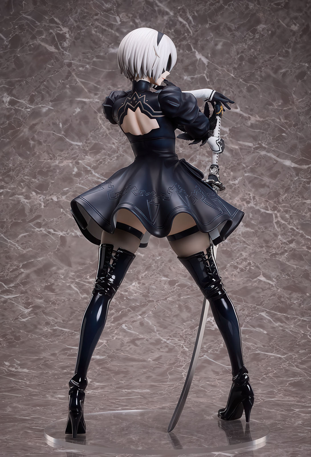 Nier: Automata 2B YoRHa 17.5in 1/4 Anime Figure PVC Statue B-style Freeing NIB