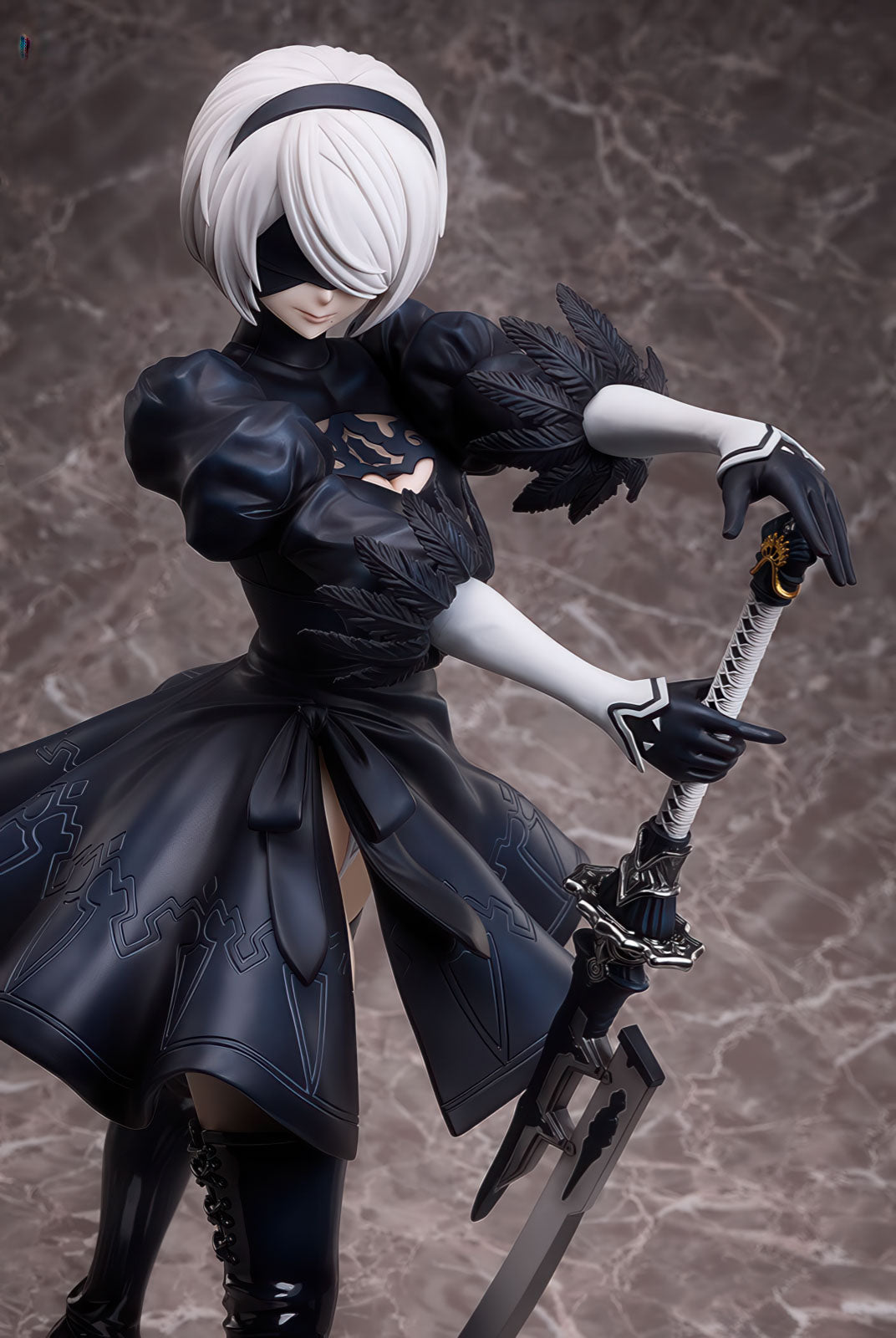 Nier: Automata 2B YoRHa 17.5in 1/4 Anime Figure PVC Statue B-style Freeing NIB