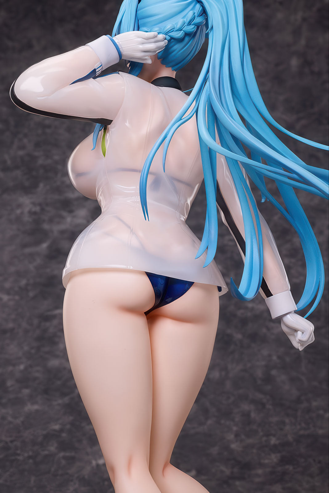 Nikke Helm Aquamarine 16.7in 1/4 Figure PVC Statue B-style Freeing NIB