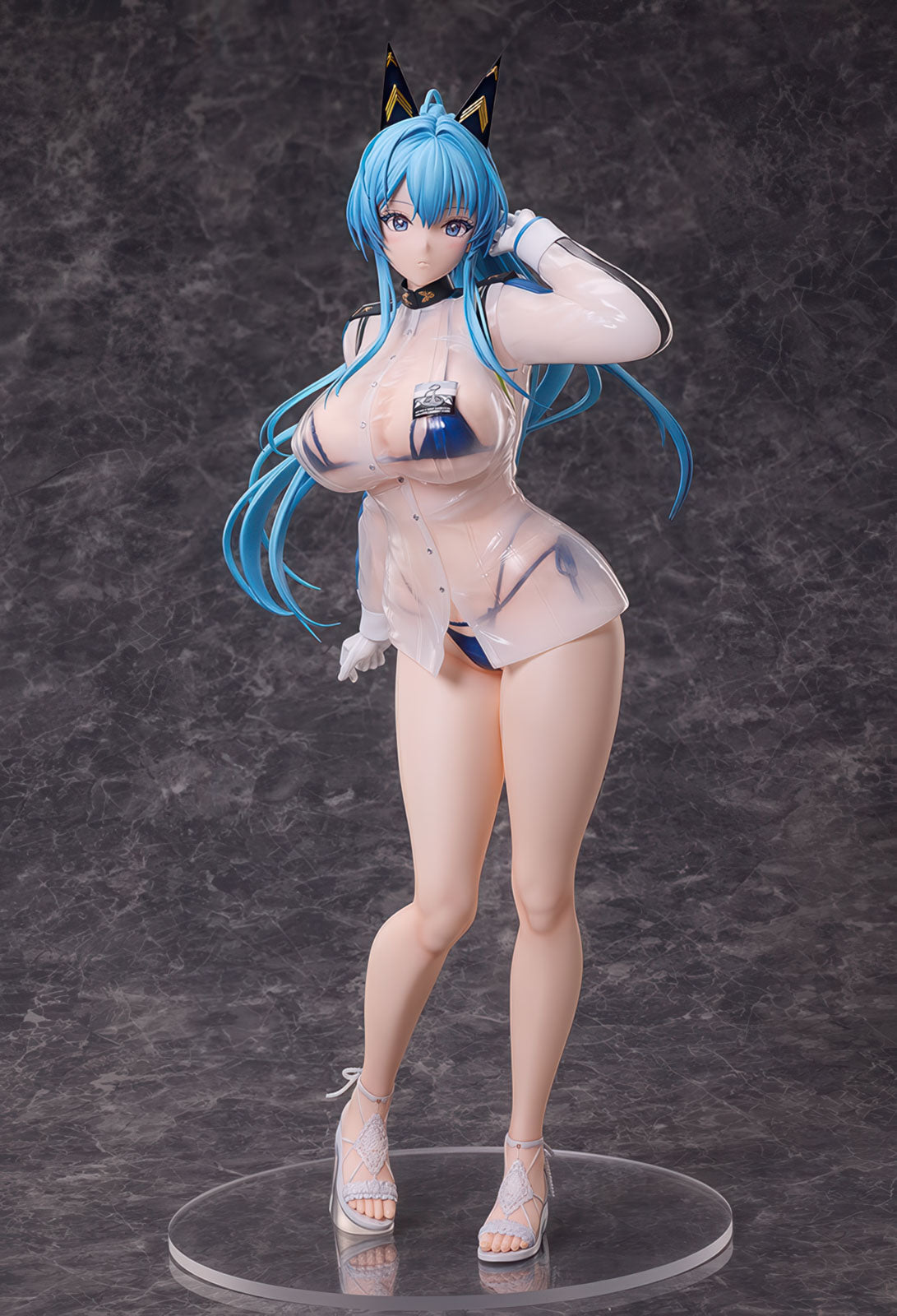 Nikke Helm Aquamarine 16.7in 1/4 Figure PVC Statue B-style Freeing NIB