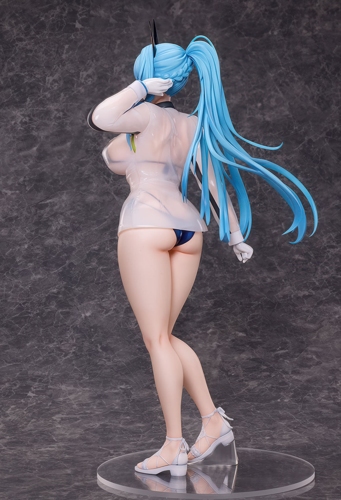 Nikke Helm Aquamarine 16.7in 1/4 Figure PVC Statue B-style Freeing NIB