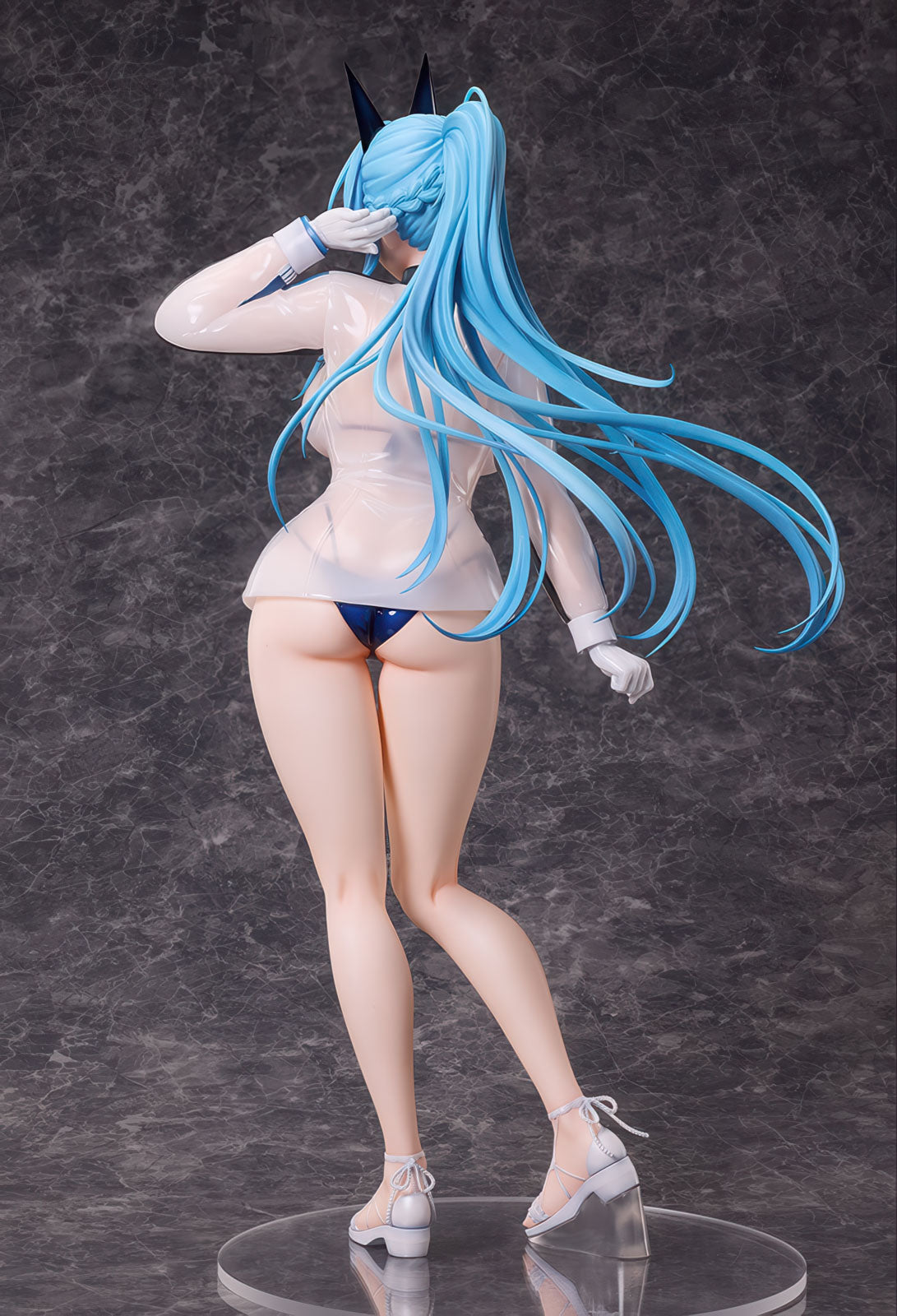 Nikke Helm Aquamarine 16.7in 1/4 Figure PVC Statue B-style Freeing NIB