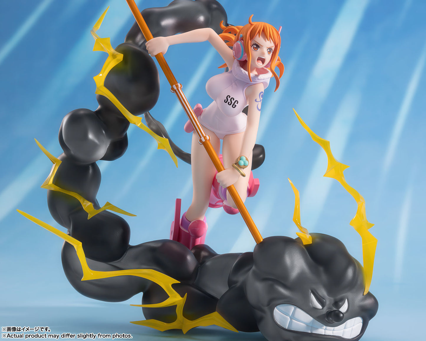 One Piece Nami 6.7in Anime Figure PVC Statue Figuarts Zero Extra Battle Bandai