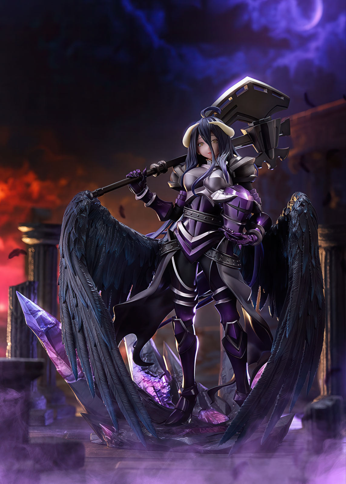 Overlord Albedo Hermes Trismegistus 12.2in 1/7 Anime Figure PVC Statue DMM NIB