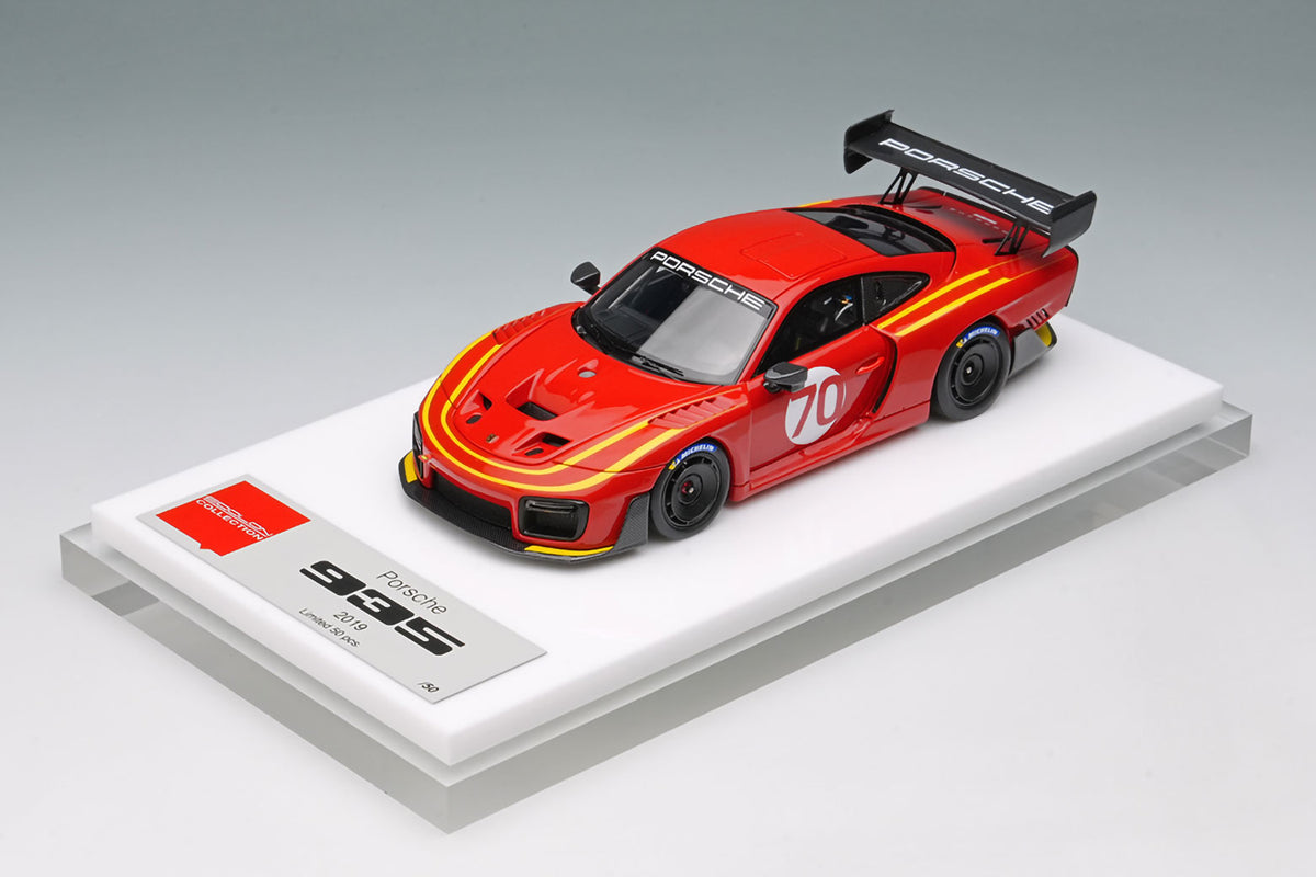 Porsche 935 / 19 2019 Red / Yellow Stripe 1/43 Scale Resin Model Car Make Up NIB