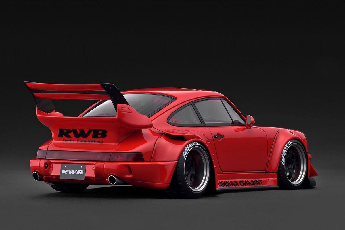 RWB 964 Red 1/18 Scale Resin Model Car Ignition Model NIB