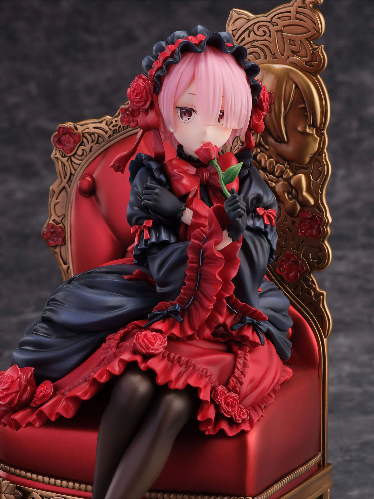 Re:ZERO Ram Gothic ver. 7.9in 1/7 Scale Anime Figure PVC Statue F:NEX FuRyu NIB