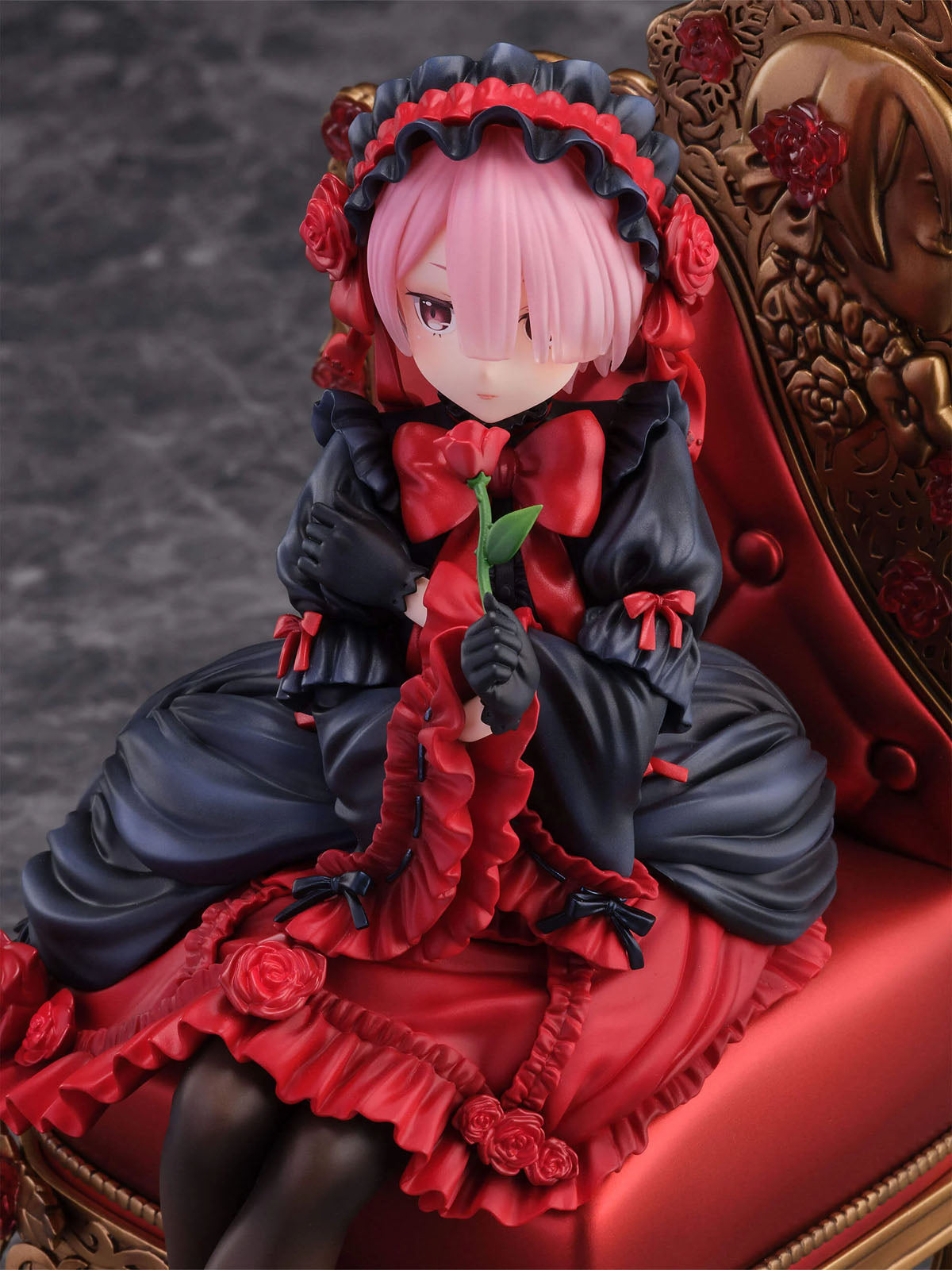 Re:ZERO Ram Gothic ver. 7.9in 1/7 Scale Anime Figure PVC Statue F:NEX FuRyu NIB