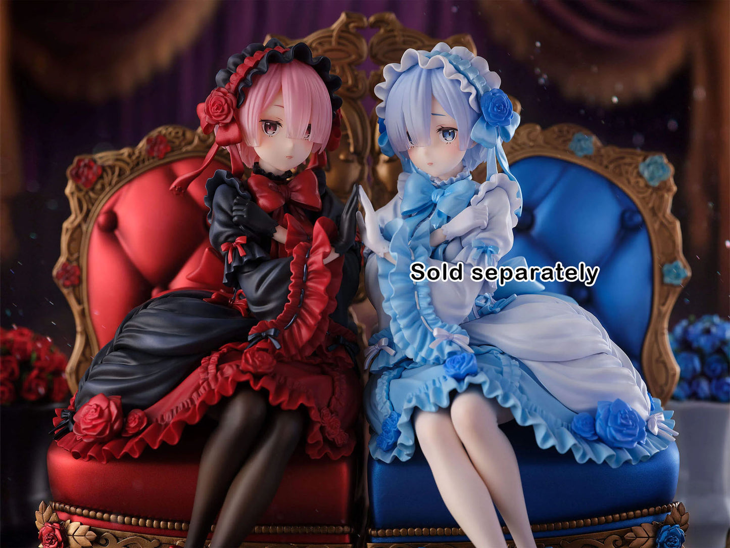 Re:ZERO Ram Gothic ver. 7.9in 1/7 Scale Anime Figure PVC Statue F:NEX FuRyu NIB