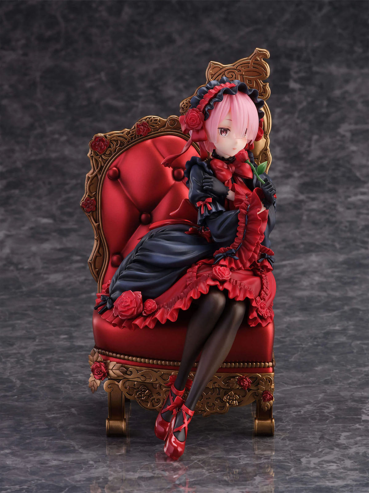 Re:ZERO Ram Gothic ver. 7.9in 1/7 Scale Anime Figure PVC Statue F:NEX FuRyu NIB