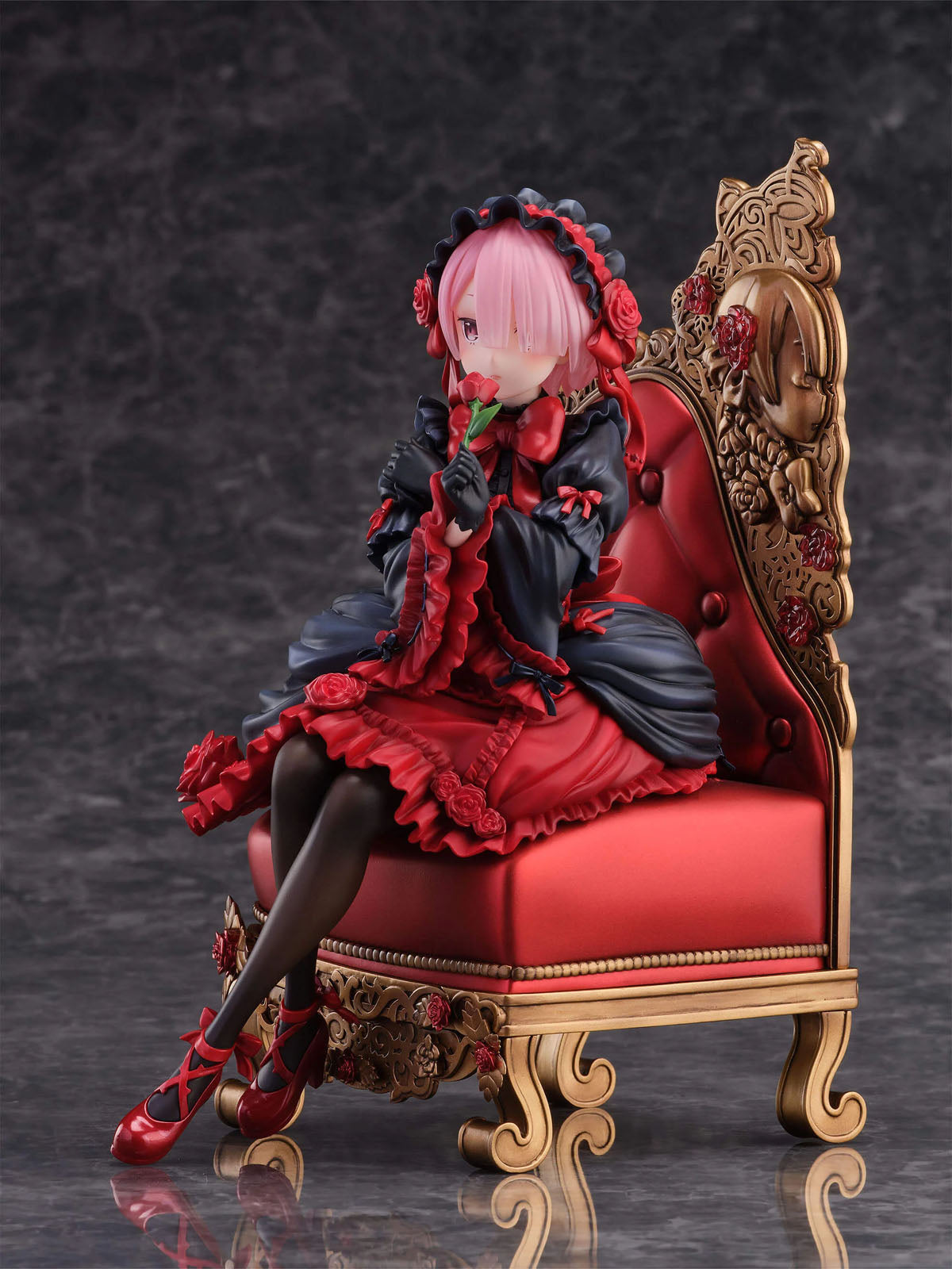 Re:ZERO Ram Gothic ver. 7.9in 1/7 Scale Anime Figure PVC Statue F:NEX FuRyu NIB