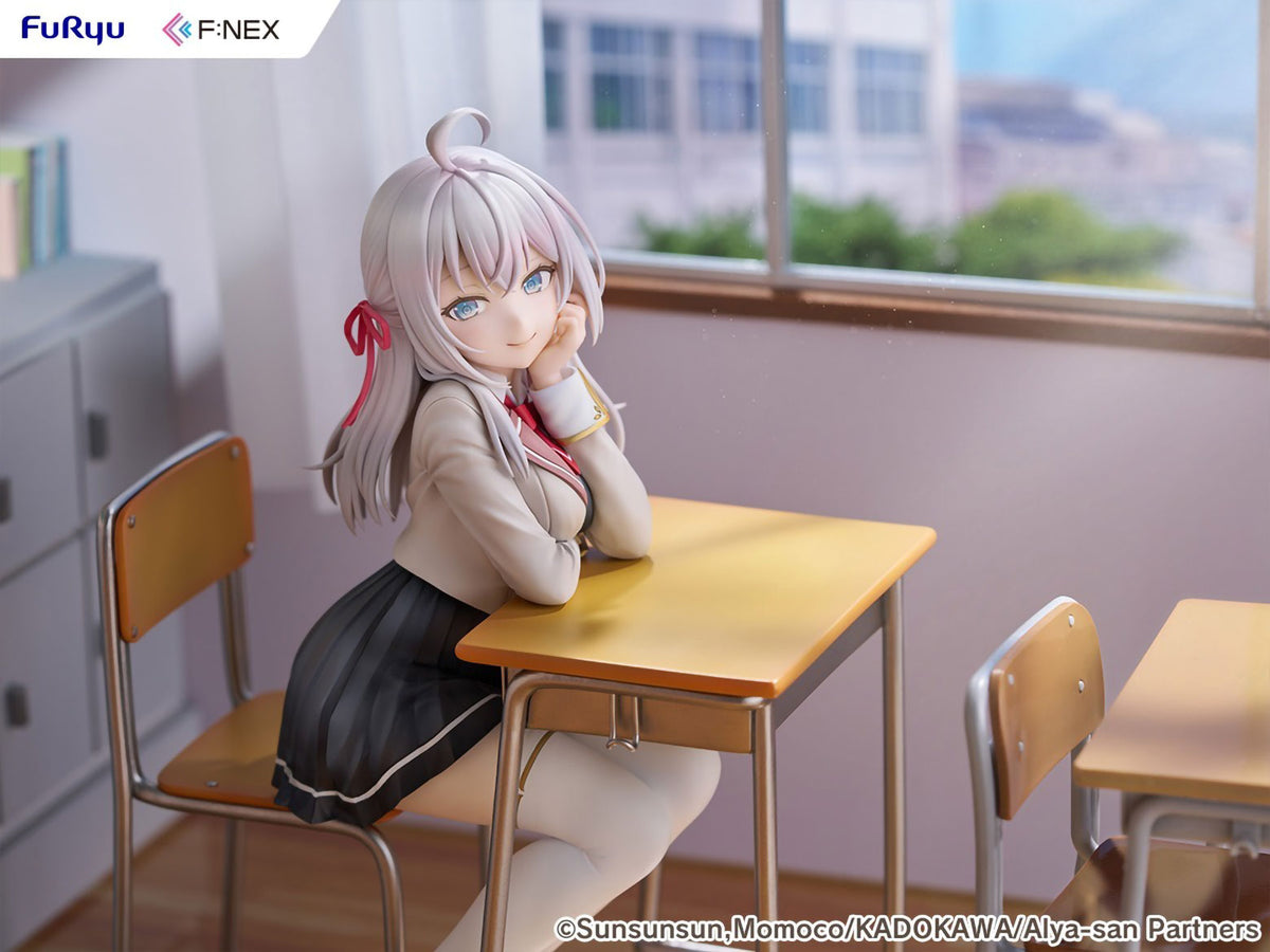 Roshidere Alya Alisa 7.9in 1/7 Scale Anime PVC Figure Figurine F:NEX FuRyu NIB