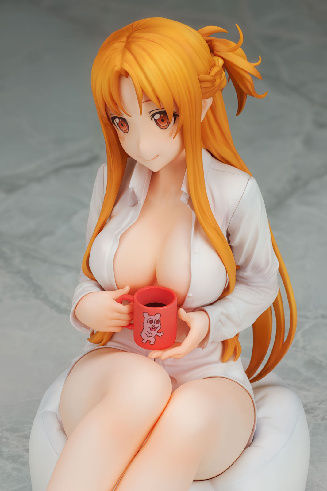 SAO Asuna Yuuki Dress Shirt 6.7in 1/7 Anime Figure PVC Statue Hobby Stock NIB