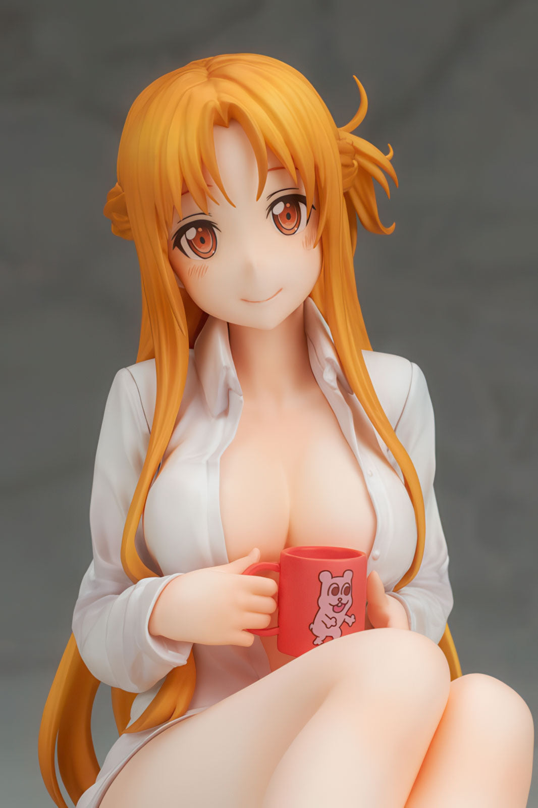 SAO Asuna Yuuki Dress Shirt 6.7in 1/7 Anime Figure PVC Statue Hobby Stock NIB