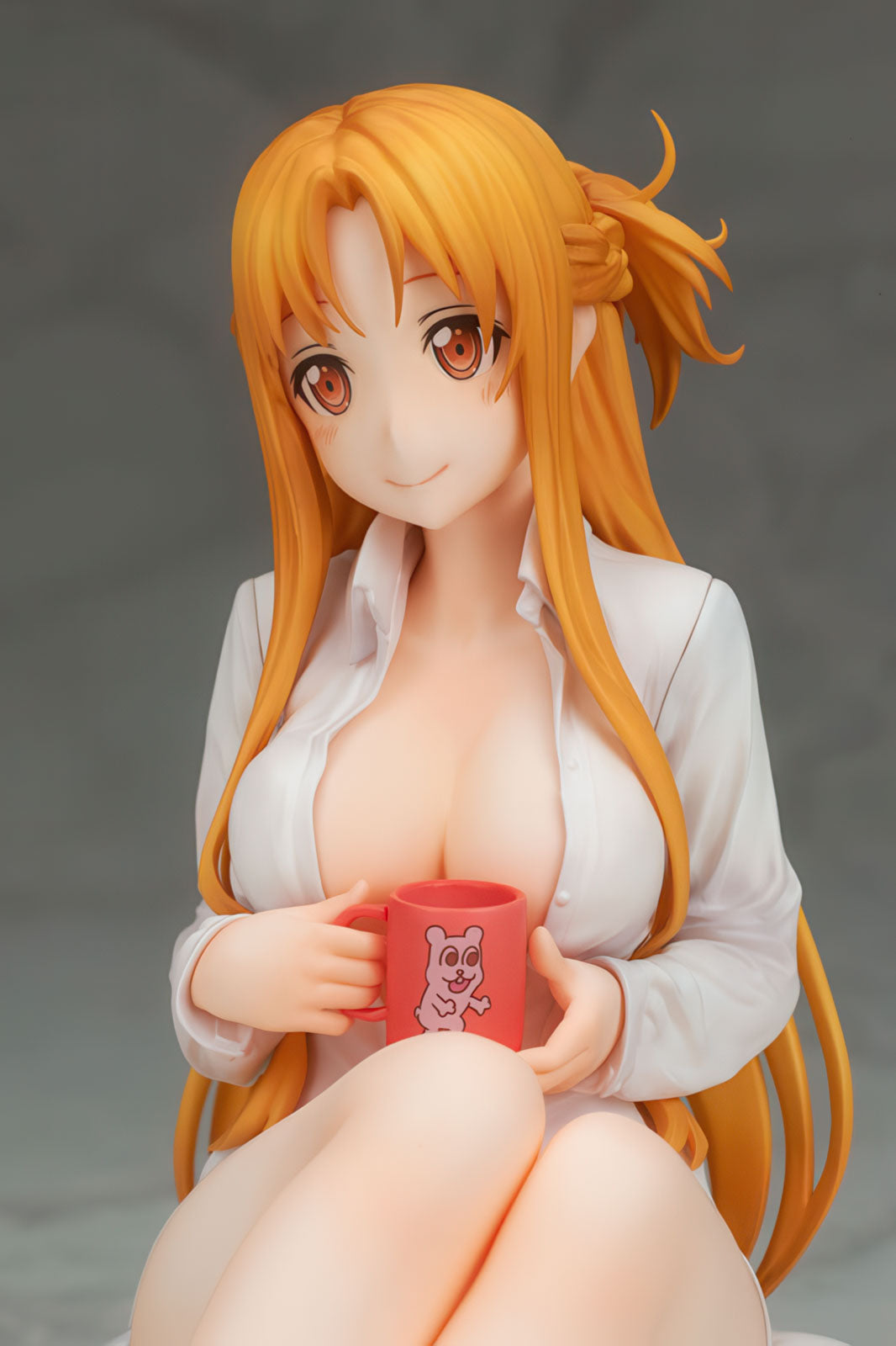 SAO Asuna Yuuki Dress Shirt 6.7in 1/7 Anime Figure PVC Statue Hobby Stock NIB