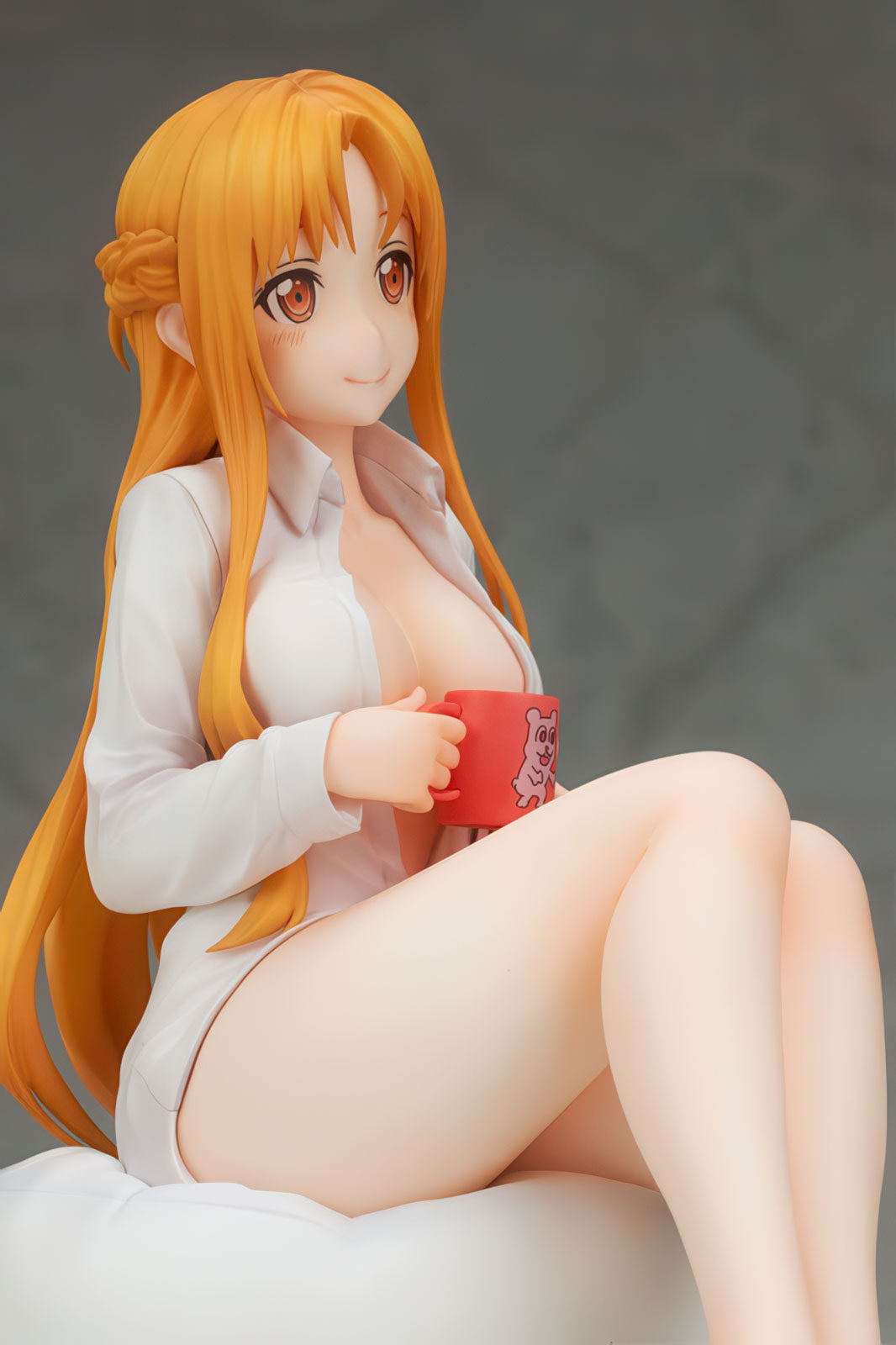 SAO Asuna Yuuki Dress Shirt 6.7in 1/7 Anime Figure PVC Statue Hobby Stock NIB