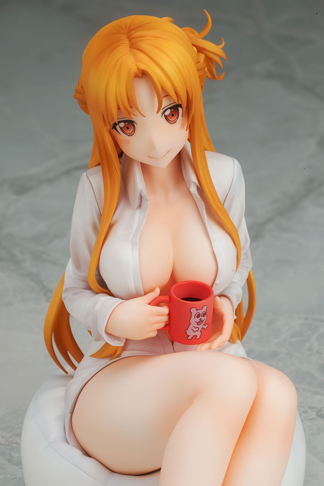 SAO Asuna Yuuki Dress Shirt 6.7in 1/7 Anime Figure PVC Statue Hobby Stock NIB