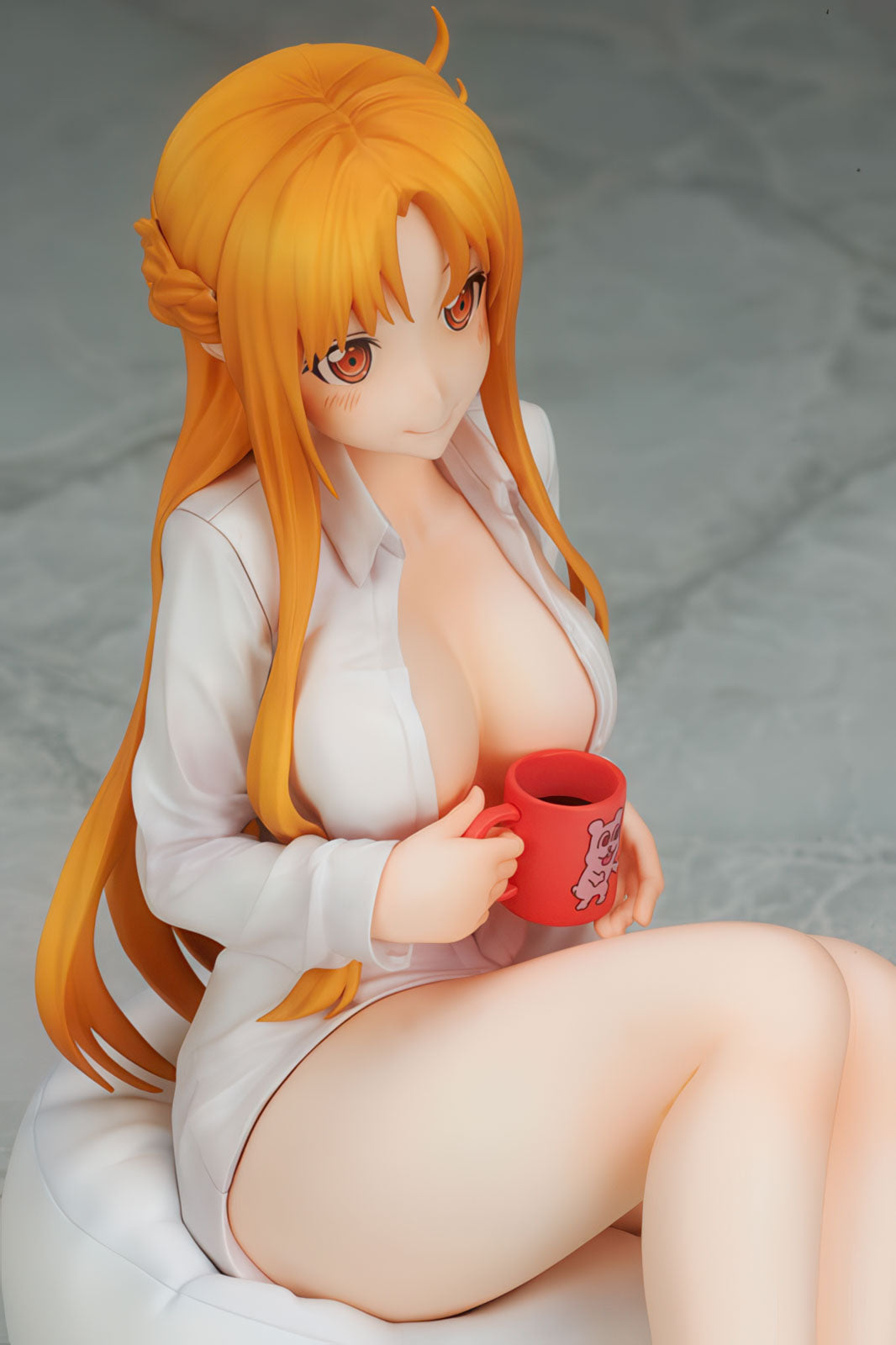 SAO Asuna Yuuki Dress Shirt 6.7in 1/7 Anime Figure PVC Statue Hobby Stock NIB