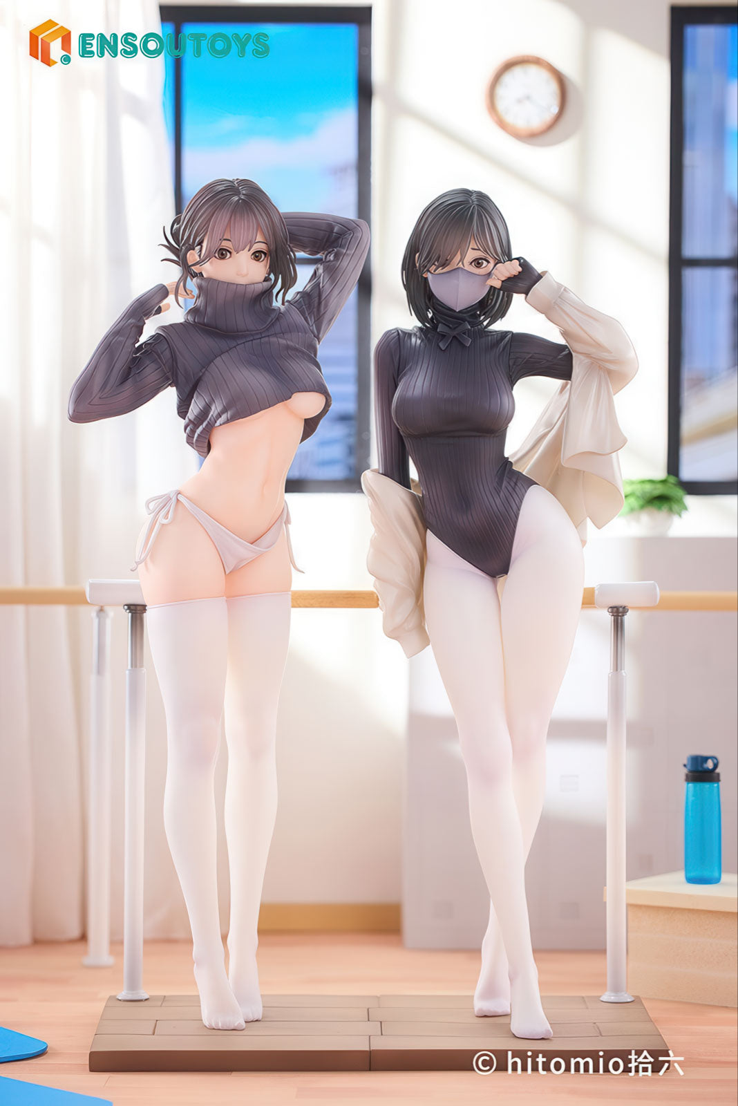 Set of Guitar MeiMei Shokyu Sensei 10" 1/7 Anime Figure PVC Statue Ensoutoys NIB