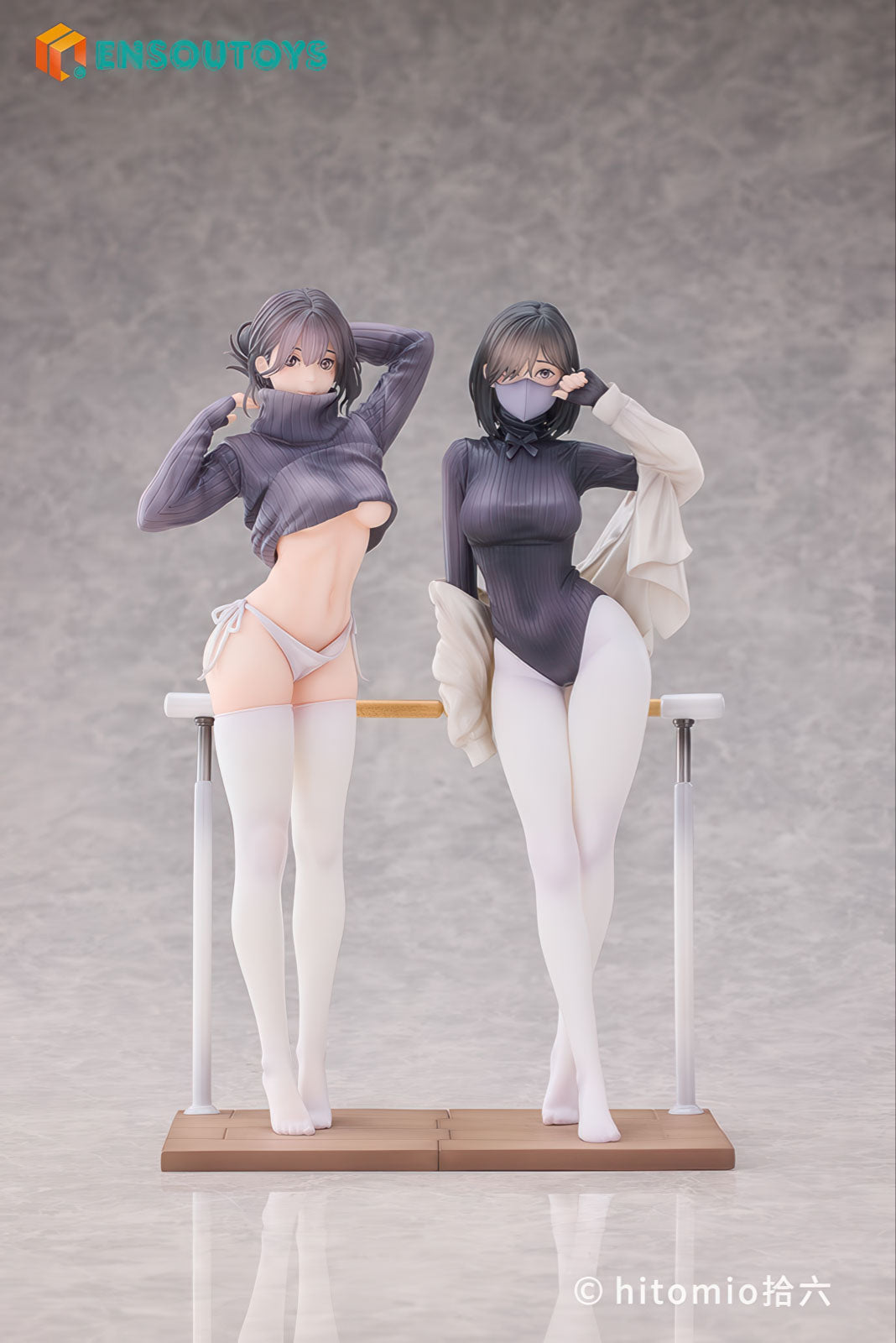 Set of Guitar MeiMei Shokyu Sensei 10" 1/7 Anime Figure PVC Statue Ensoutoys NIB