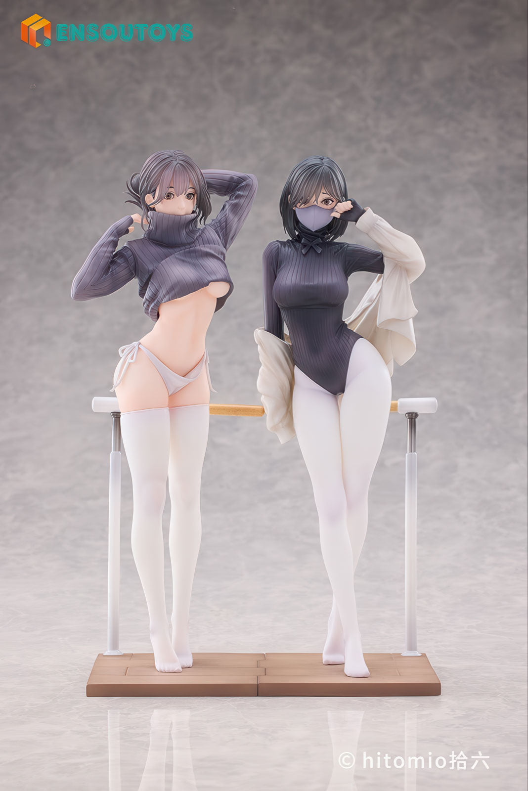 Set of Guitar MeiMei Shokyu Sensei 10" 1/7 Anime Figure PVC Statue Ensoutoys NIB