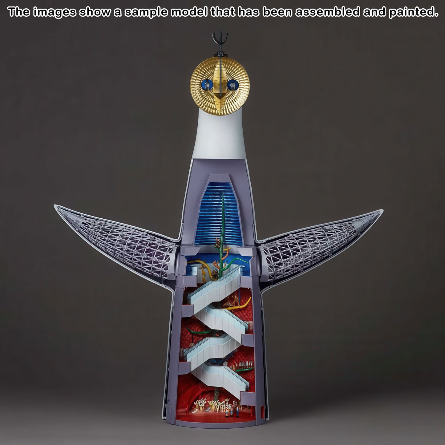 Tower of the Sun 14.2in 1/200 Scale Plastic Model Kit Kaiyodo NIB