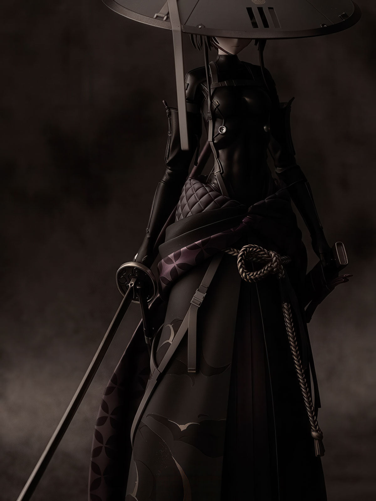 neco RONIN 9.8in 1/7 Scale Anime Figure PVC Statue KDColle Kadokawa Japan NIB