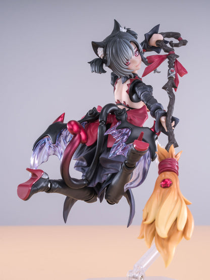Apprentice Witch MaoMao Hoshikawa Black Hair 1/12 Scale Action Figure Exssrion
