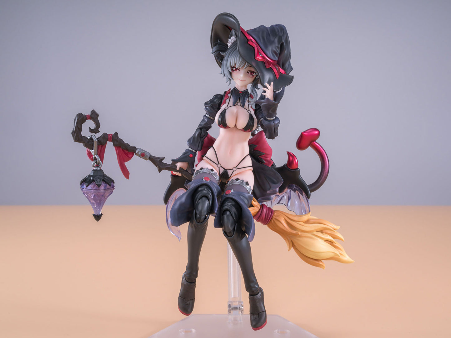 Apprentice Witch MaoMao Hoshikawa Black Hair 1/12 Scale Action Figure Exssrion