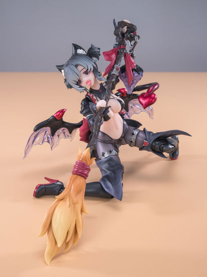 Apprentice Witch MaoMao Hoshikawa Black Hair 1/12 Scale Action Figure Exssrion