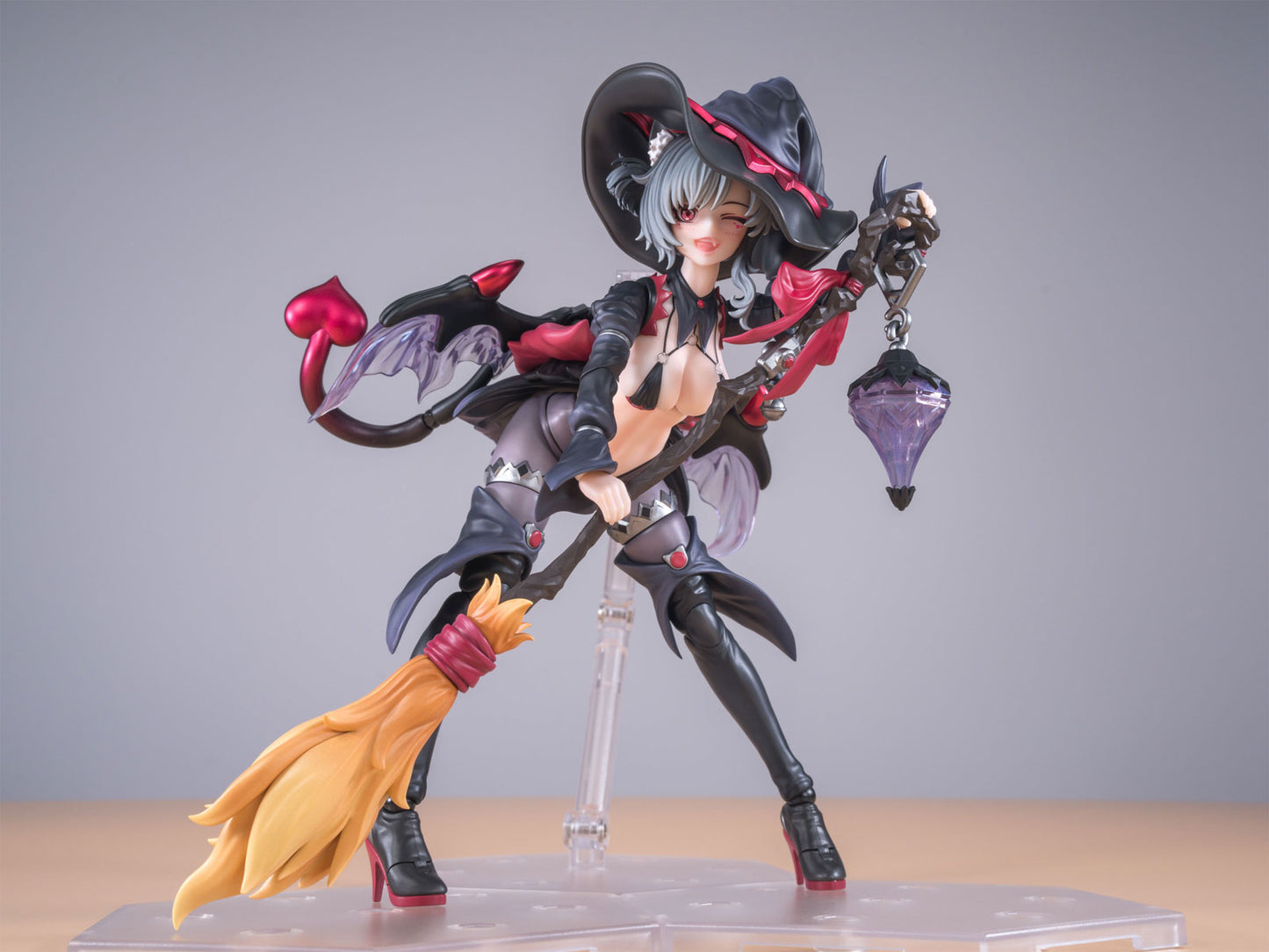 Apprentice Witch MaoMao Hoshikawa Black Hair 1/12 Scale Action Figure Exssrion