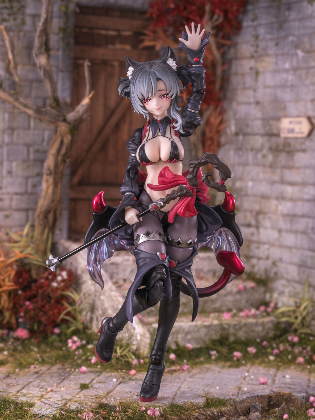 Apprentice Witch MaoMao Hoshikawa Black Hair 1/12 Scale Action Figure Exssrion