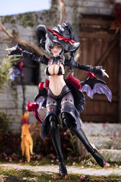 Apprentice Witch MaoMao Hoshikawa Black Hair 1/12 Scale Action Figure Exssrion