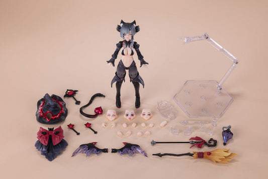 Apprentice Witch MaoMao Hoshikawa Black Hair 1/12 Scale Action Figure Exssrion