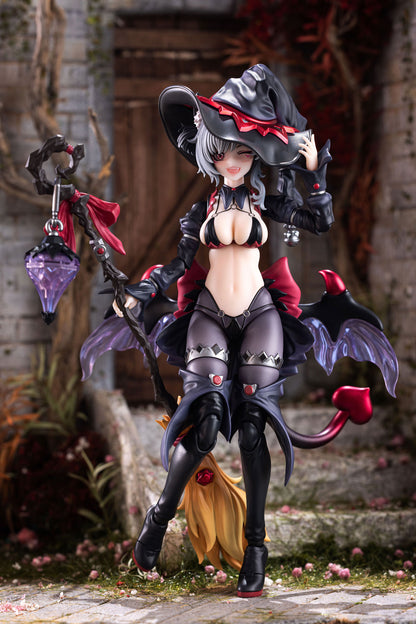 Apprentice Witch MaoMao Hoshikawa Black Hair 1/12 Scale Action Figure Exssrion