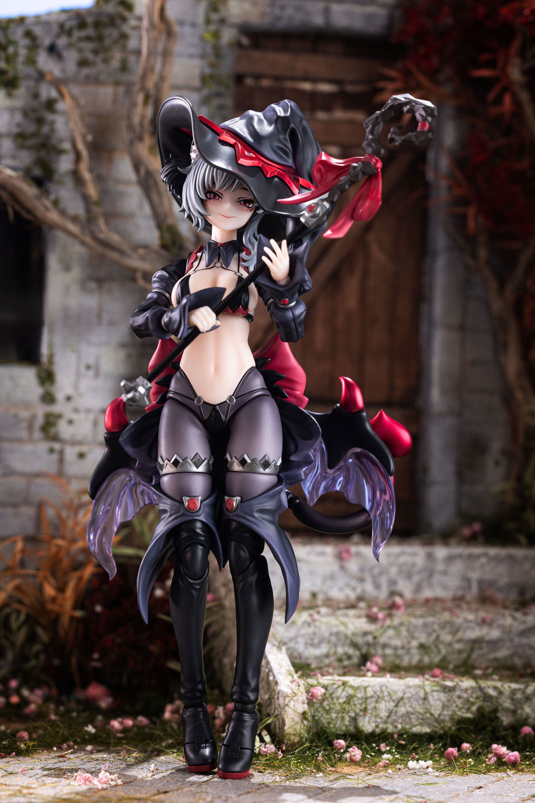 Apprentice Witch MaoMao Hoshikawa Black Hair 1/12 Scale Action Figure Exssrion