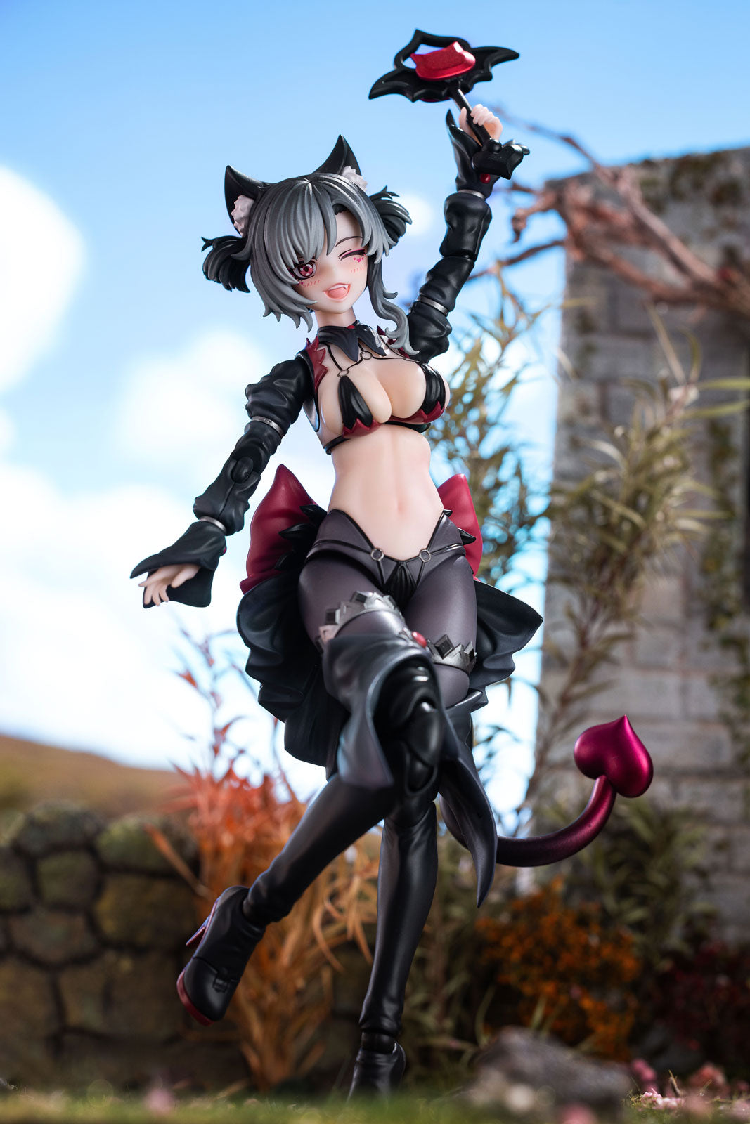 Apprentice Witch MaoMao Hoshikawa Black Hair 1/12 Scale Action Figure Exssrion