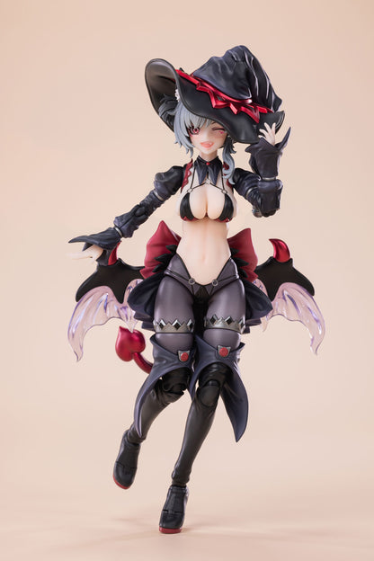 Apprentice Witch MaoMao Hoshikawa Black Hair 1/12 Scale Action Figure Exssrion