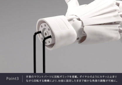 Artist Support Item Hand Model Men Left Gray 1/1 Scale Action Figure Kotobukiya